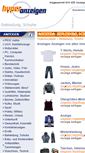 Mobile Screenshot of bekleidung-schuhe.hyperanzeigen.de