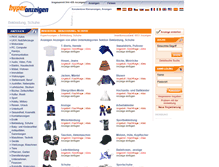 Tablet Screenshot of bekleidung-schuhe.hyperanzeigen.de